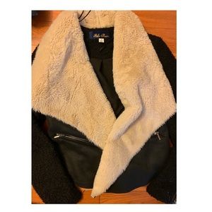 Blue Rain motto fur jacket